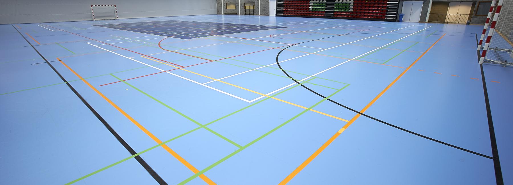 Sporthal Haneveld in gemeente De Haan- Gerflor Benelux