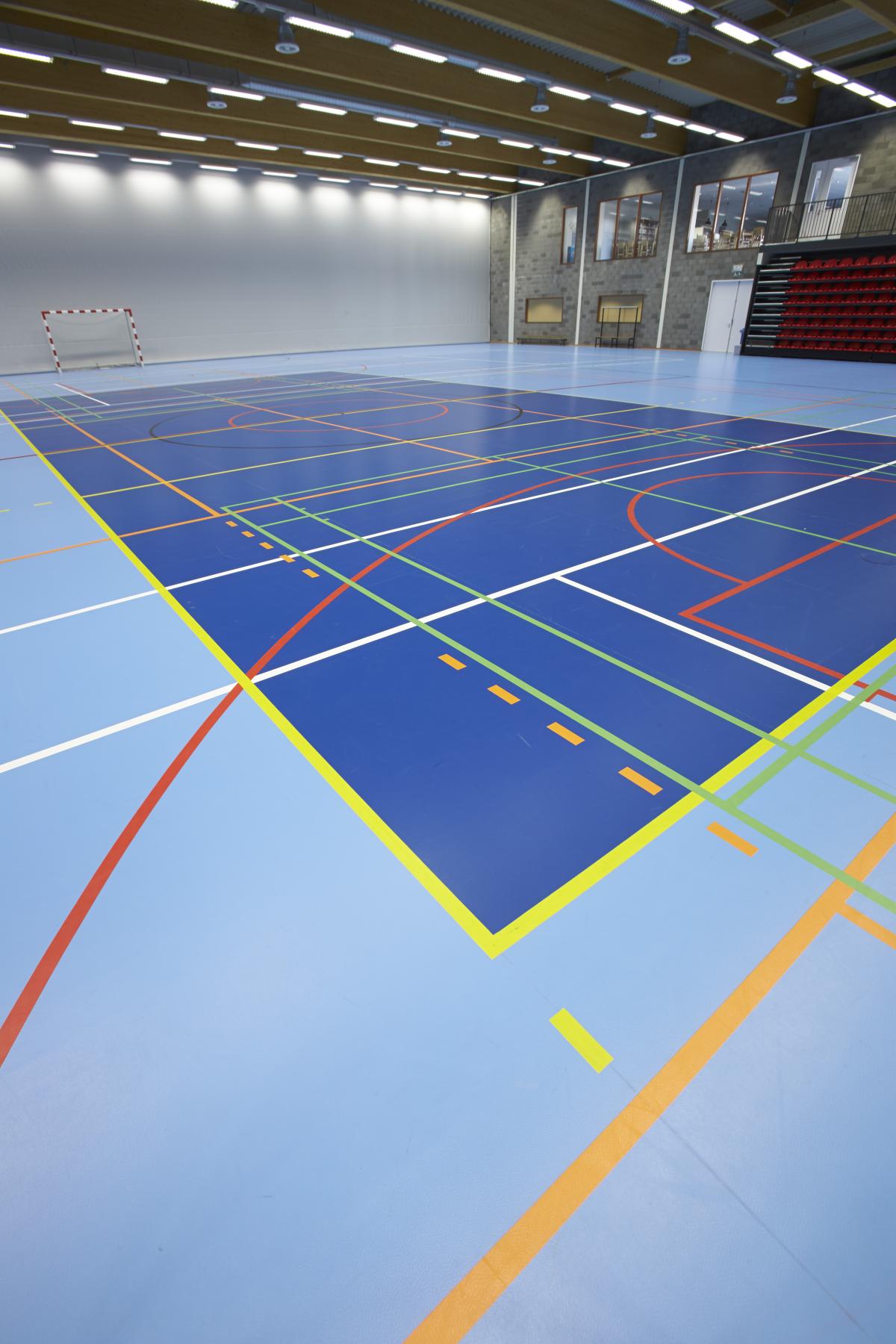 Sporthal Haneveld in gemeente De Haan- Gerflor Benelux