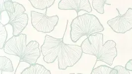 7014 Ginko Snow Green - Mural Calypso